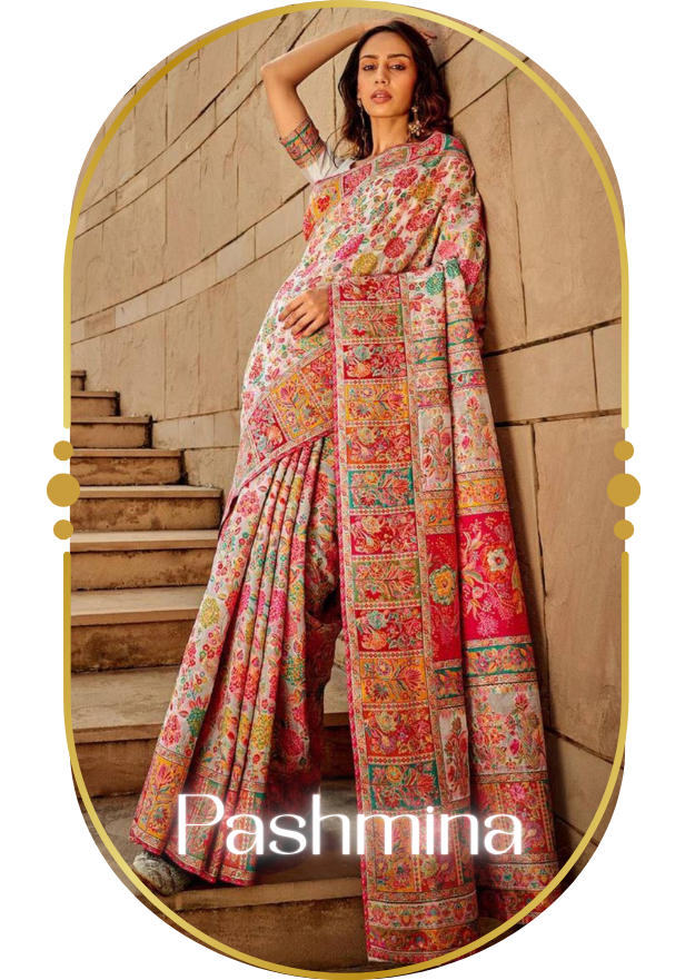 Pashmina Saree
