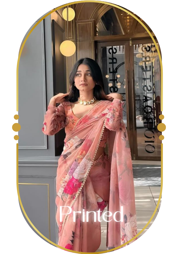 Printed Saree