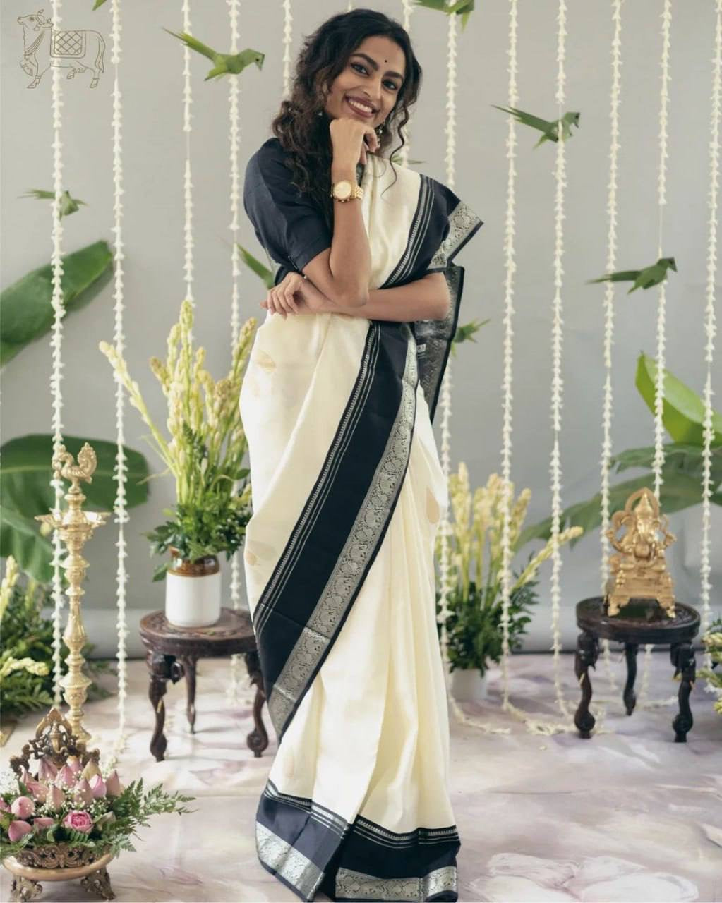 Royal Soft Lichi Silk Saree – Luxury Look