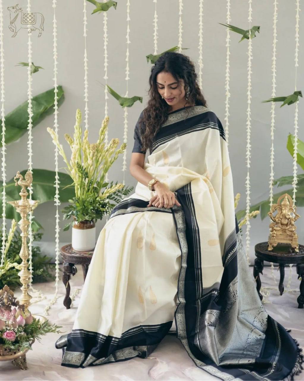 Royal Soft Lichi Silk Saree – Luxury Look