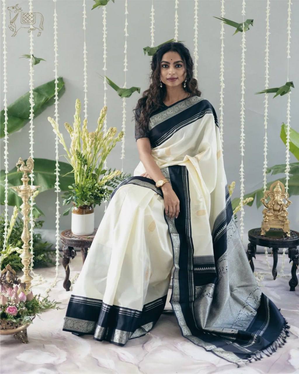 Royal Soft Lichi Silk Saree – Luxury Look