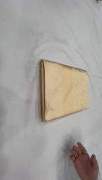 Royal Gold Soft Lichi Silk Jacquard Saree
