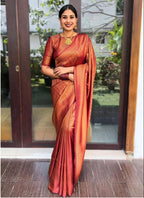 Royal Heritage Soft Lichi Silk Saree – Classic Jacquard Beauty