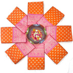 Royal Orange Soft Lichi Silk Saree with Rich Jacquard Pallu – Festive Special