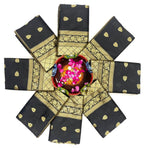 Royal Black Soft Lichi Silk Saree with Rich Jacquard Border