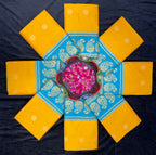 Royal Yellow Soft Lichi Silk Saree with Rich Jacquard Pallu