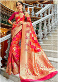 Royal Soft Lichi Silk Saree with Rich Jacquard Pallu & Zalar