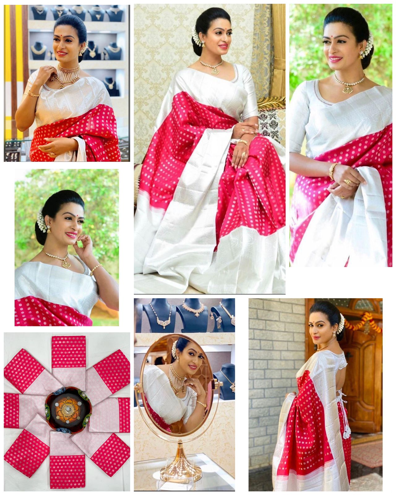 Elegant Soft Lichi Silk Saree with Rich Jacquard Pallu – Festive Special Collection
