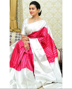 Elegant Soft Lichi Silk Saree with Rich Jacquard Pallu – Festive Special Collection