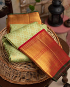 Elegant Soft Lichi Silk Saree with Rich Jacquard Pallu