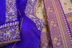 Premium Soft Lichi Silk Saree with Designer Embroidered Blouse Set